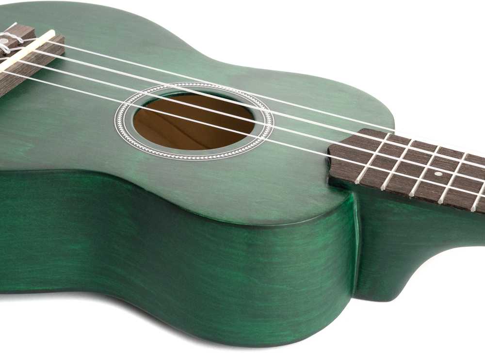 Soprano ukulelė Cascha Linden žalia HH 3963