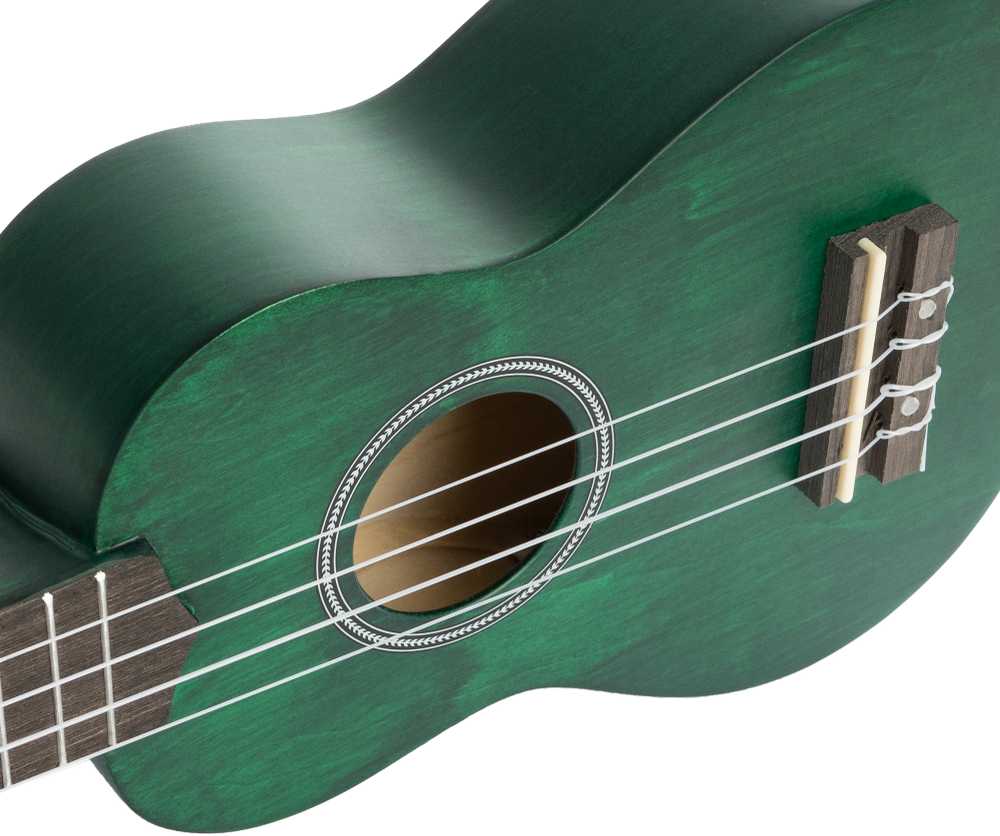 Soprano ukulelė Cascha Linden žalia HH 3963