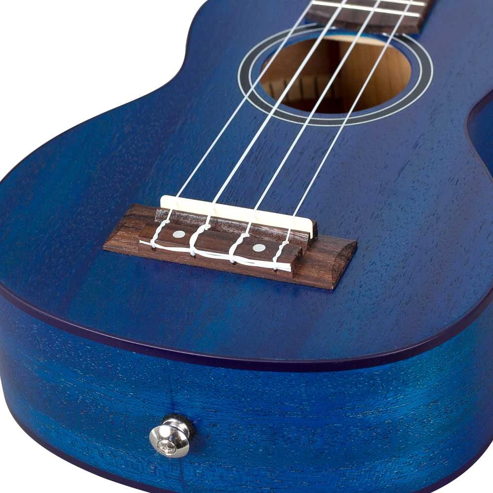 Soprano ukulelė Cascha Mahogany mėlyna HH 2266
