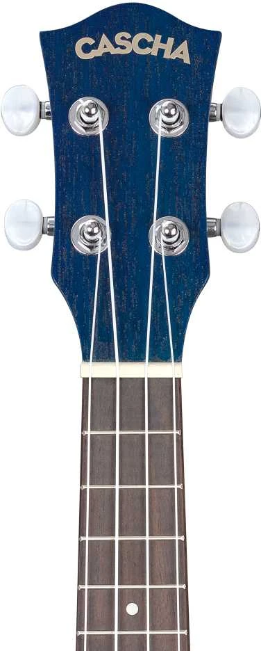 Soprano ukulelė Cascha Mahogany mėlyna HH 2266