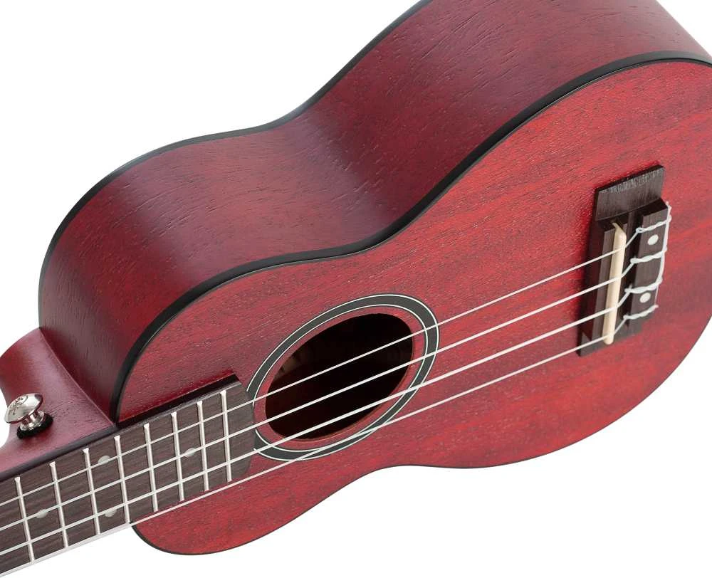 Soprano ukulelė Cascha Mahogany raudona HH 2263