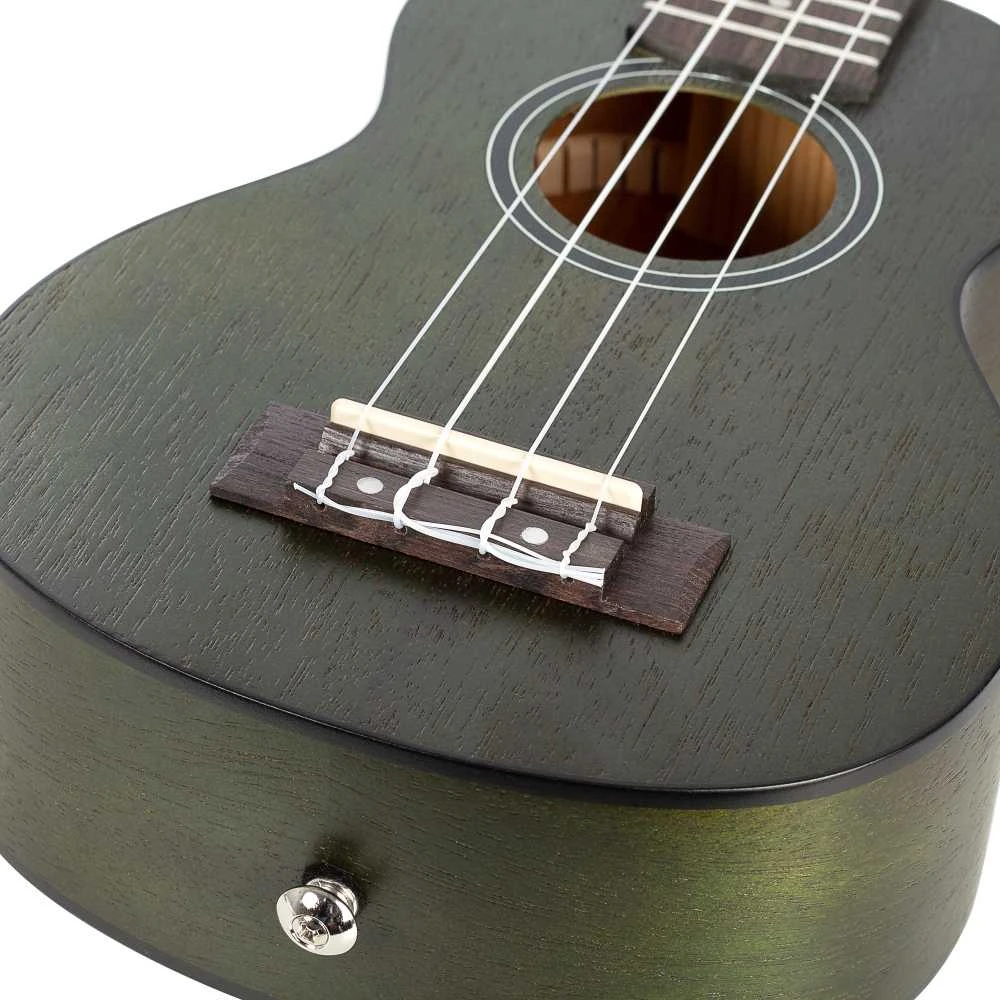 Soprano ukulelė Cascha Mahogany žalia HH 2265