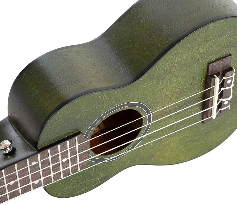 Soprano ukulelė Cascha Mahogany žalia HH 2265