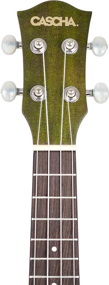 Soprano ukulelė Cascha Mahogany žalia HH 2265