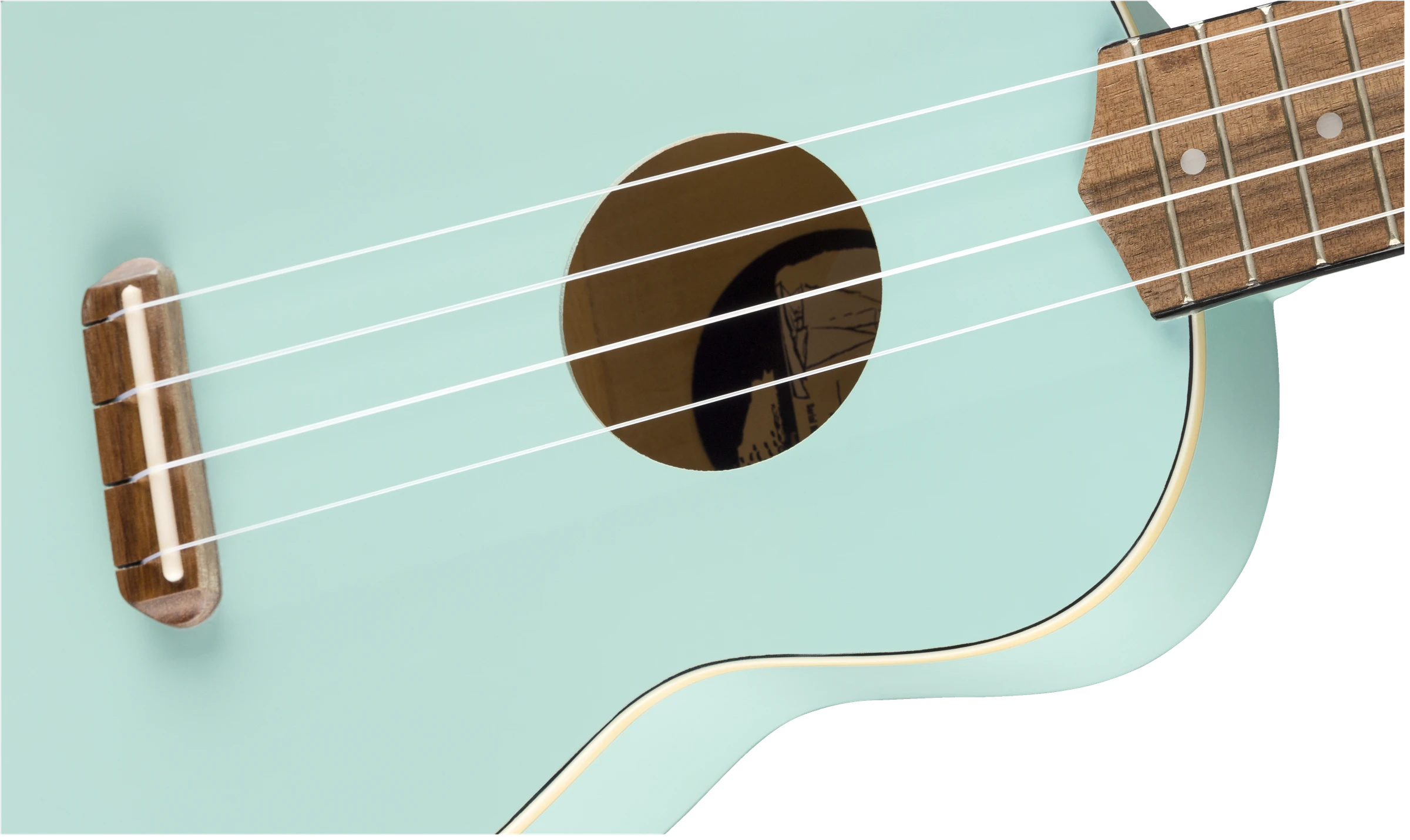 Soprano ukulelė Fender Venice DPB WN