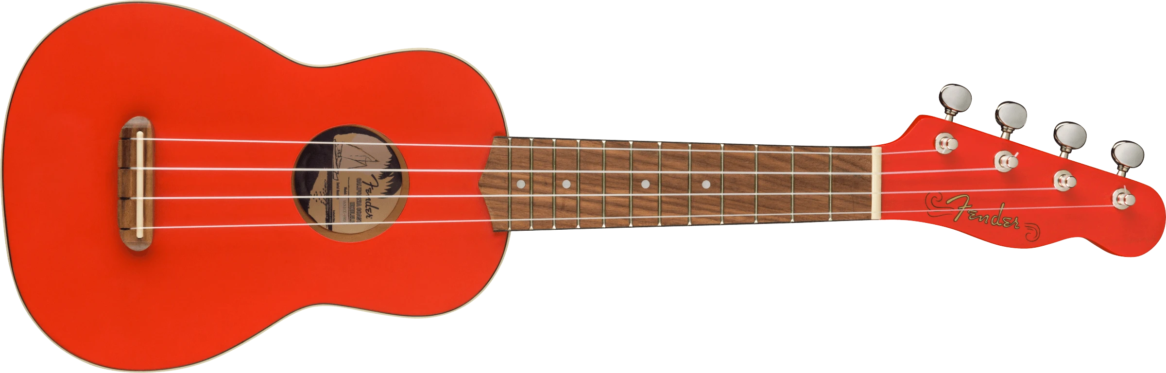 Soprano ukulelė Fender Venice FIESTA Raudonas (riboto leidimo)