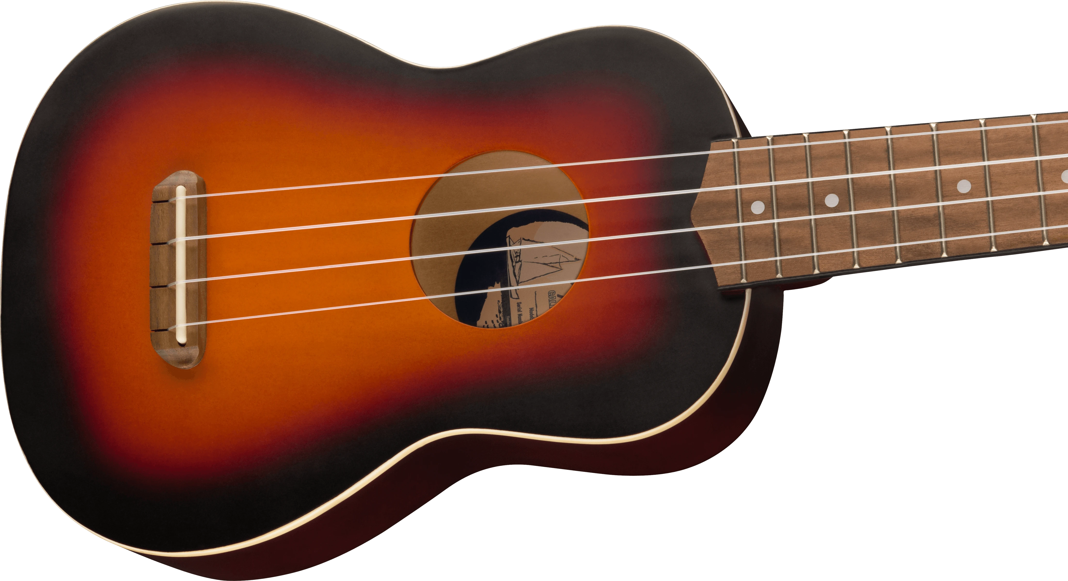 Soprano ukulelė Fender VENICE SOPRANO UKE, 2TS WN