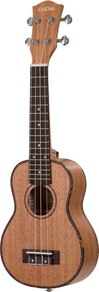 Soprano ukulelė kairiarankiams Cascha Mahogany HH 2026L