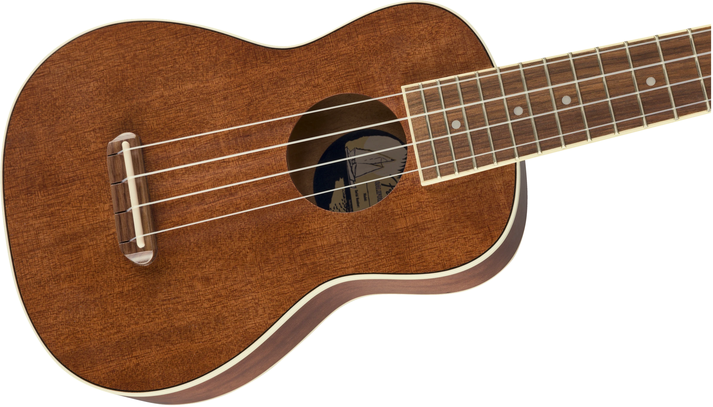 Soprano ukulelės komplektas Fender Seaside