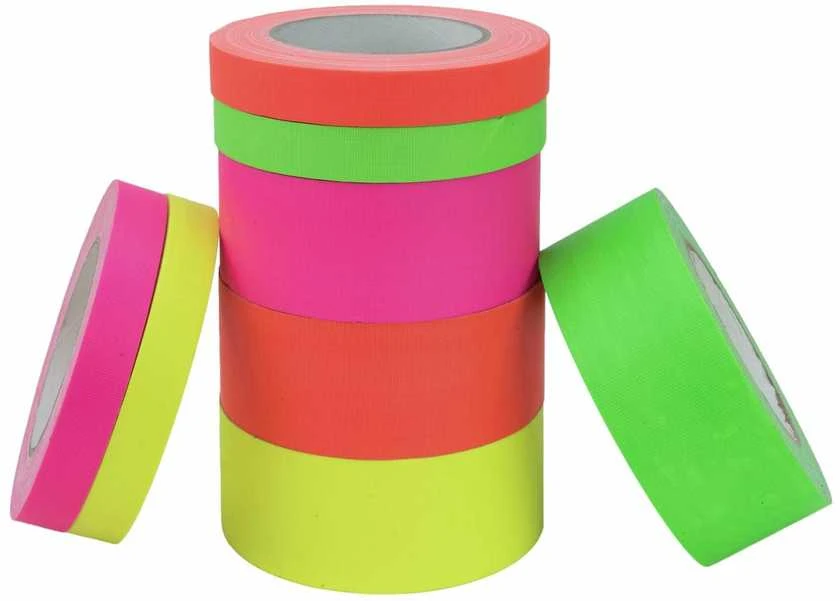 Steinigke Lipni juosta Gaffa Tape oranžinė (atsispindi UV šviesoje)