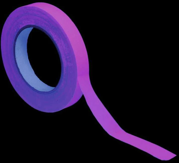 Steinigke Lipni juosta Gaffa Tape purpurinė (atsispindi UV šviesoje)