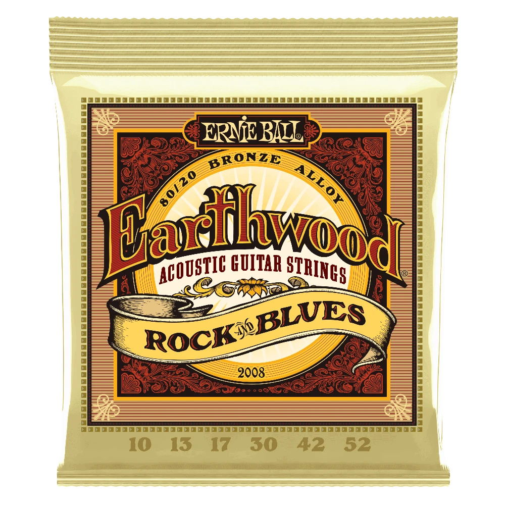 Stygos ak. gitarai Ernie Ball Earthwood P02008 0.010-0.052