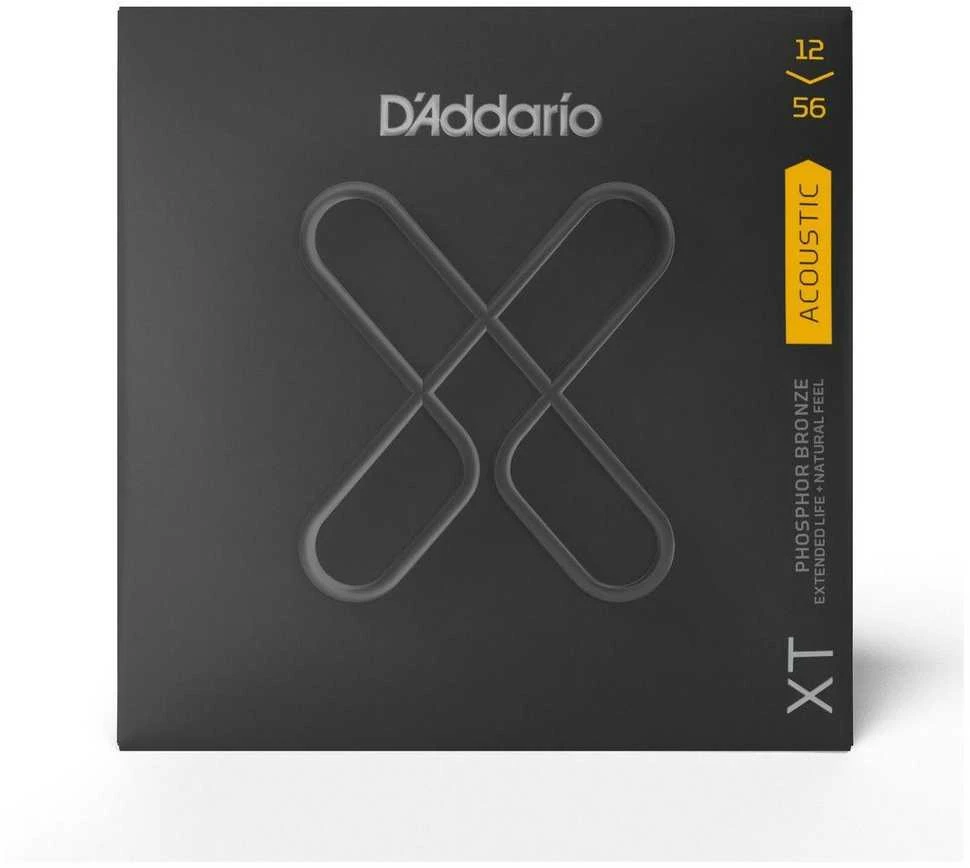 Stygos akustinei gitarai D'Addario XTAPB1256 Phosphor Bronze