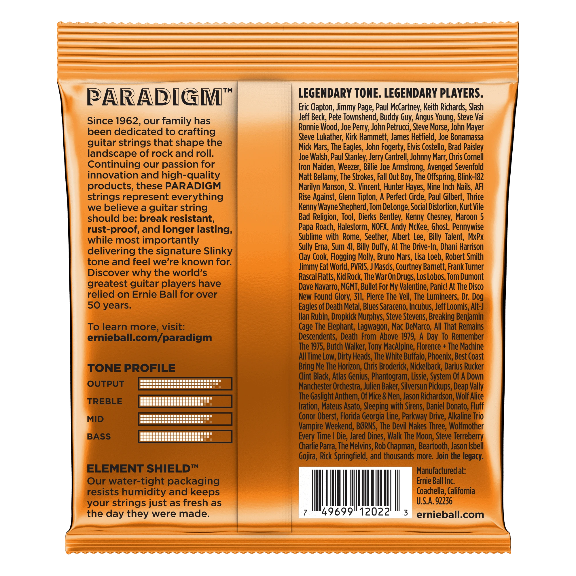 Stygos el. gitarai Ernie Ball Paradigm Hybrid Slinky 09-46