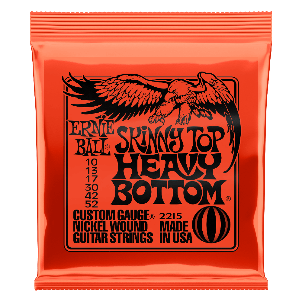 Stygos el. gitarai Ernie Ball Skinny Top Heavy Bottom Slinky 10-52