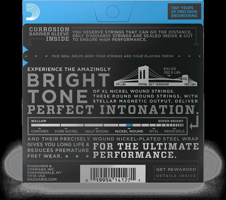 Stygos elektrinei gitarai D'Addario EXL110 .010