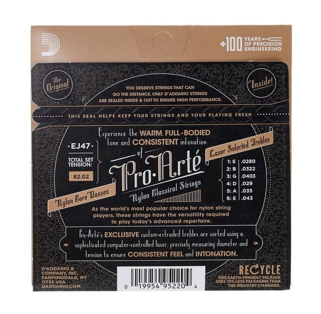 Stygos klasikinei gitarai D'Addario Pro-Arté EJ47 .028