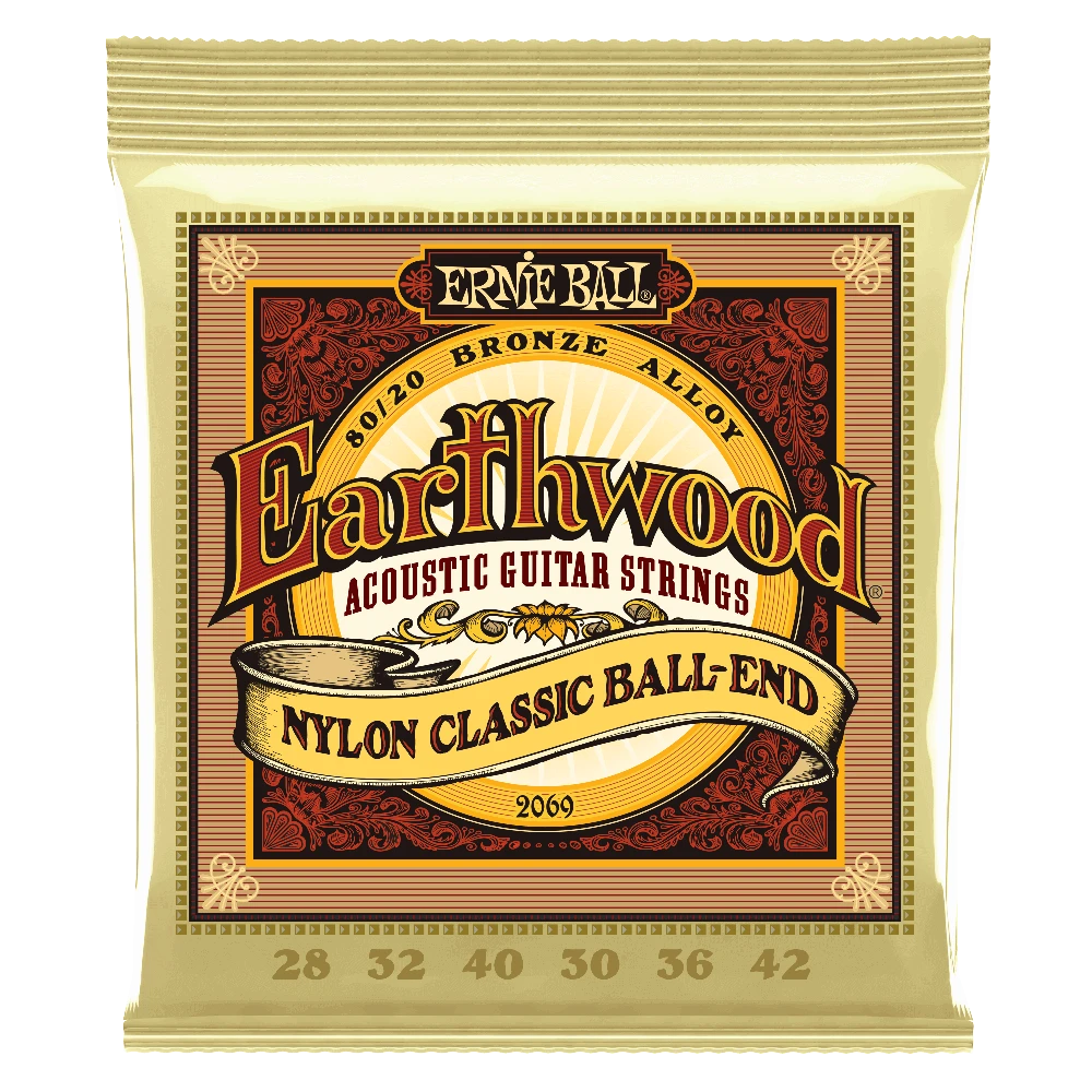 Stygos klasikinei gitarai Ernie Ball 2069 Bronze 28-42