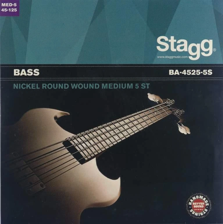 Stygos penkiastygei bosinei gitarai Stagg BA-4525-5S .045 - 0.125