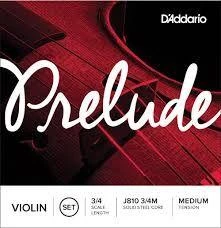 Stygos smuikui 3/4 D'Addario Prelude J810 3/4M