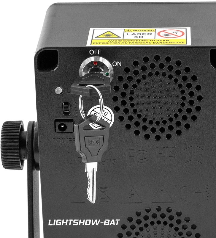 Šviesos efektas BoomTone DJ LightShow-BAT