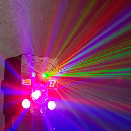 Šviesos efektas BoomTone DJ LightShow-BAT