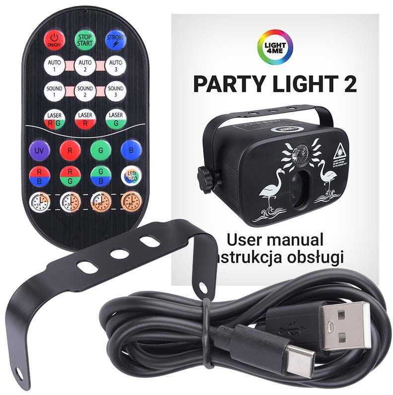 Šviesos efektas Light4Me Party light 2