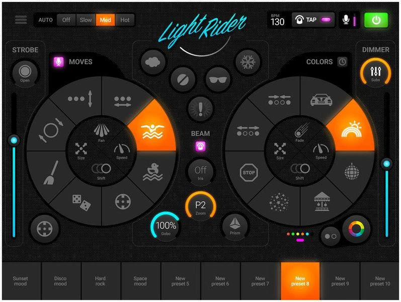 Šviesų valdymo sąsaja Daslight Light Rider WIFI DMX