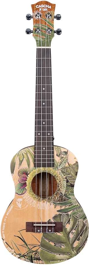Tenorinė ukulelė Cascha Art Leafy HH 2610