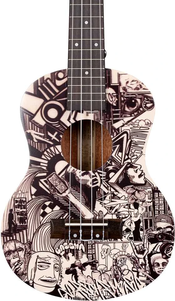 Tenorinė ukulelė Cascha Art Sketch HH 2609