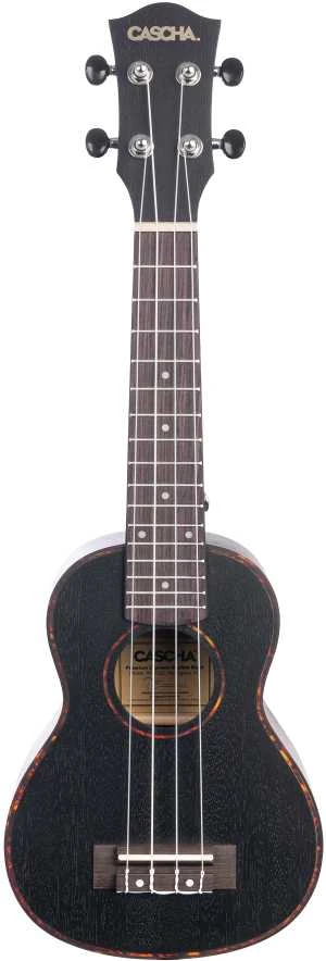 Tenorinė ukulelė Cascha Mahogany juoda HH 2305