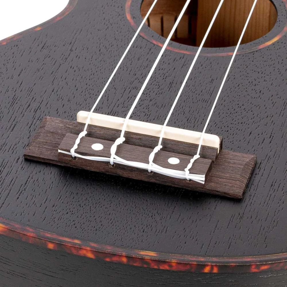 Tenorinė ukulelė Cascha Mahogany juoda HH 2305