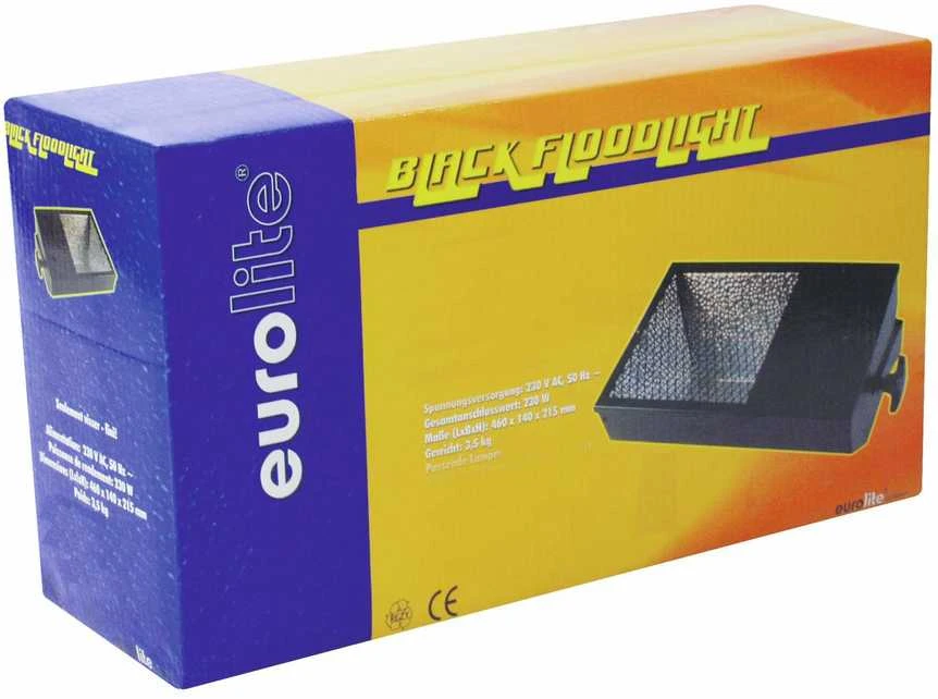 UV prožektorius Eurolite Juodas Floodlight 250W