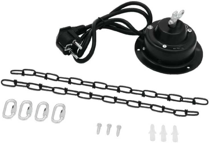 Veidrodinis disko rutulys Eurolite 30cm su varikliuku MD-1515