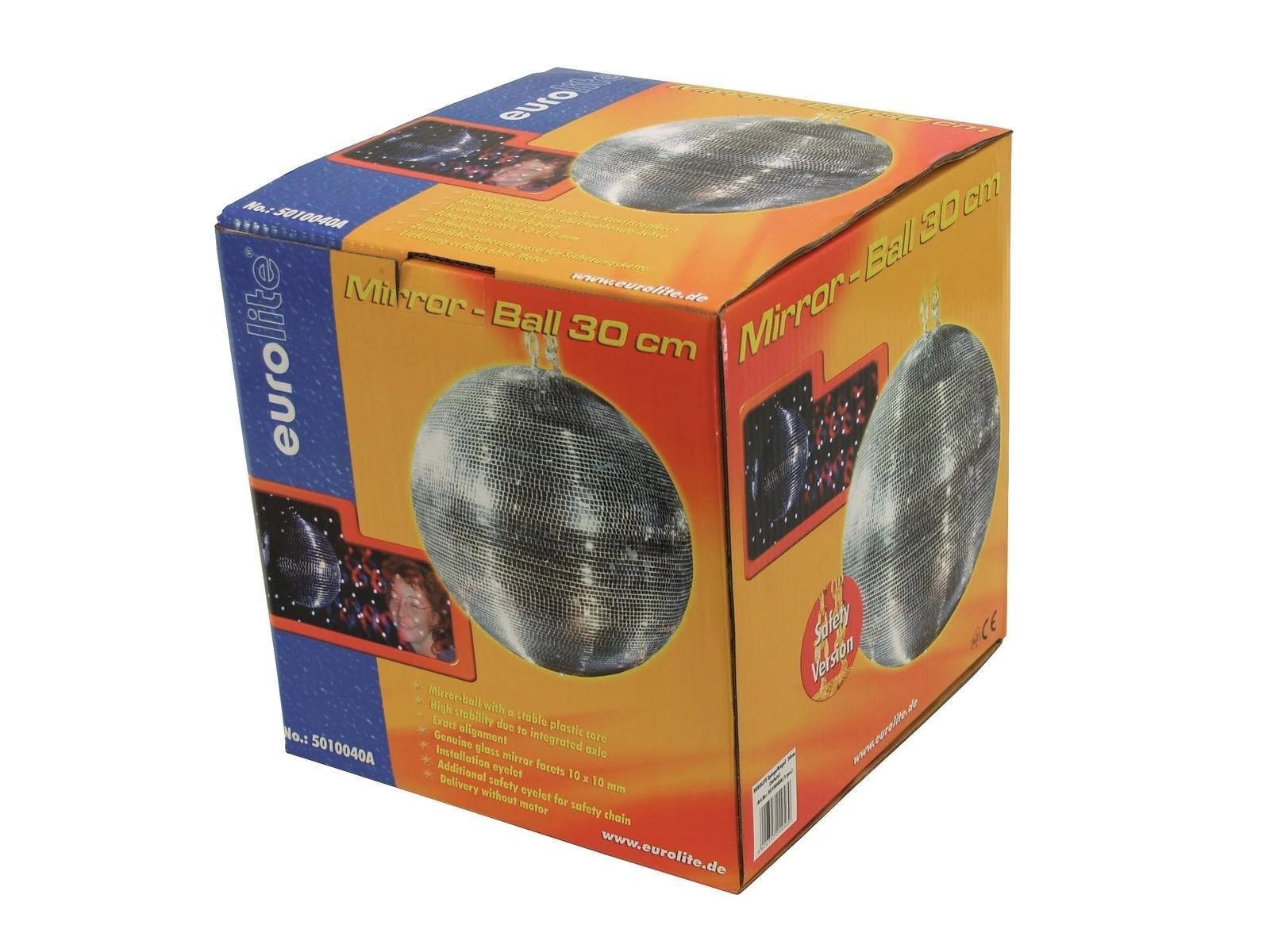 Veidrodinis disko rutulys Eurolite 30cm