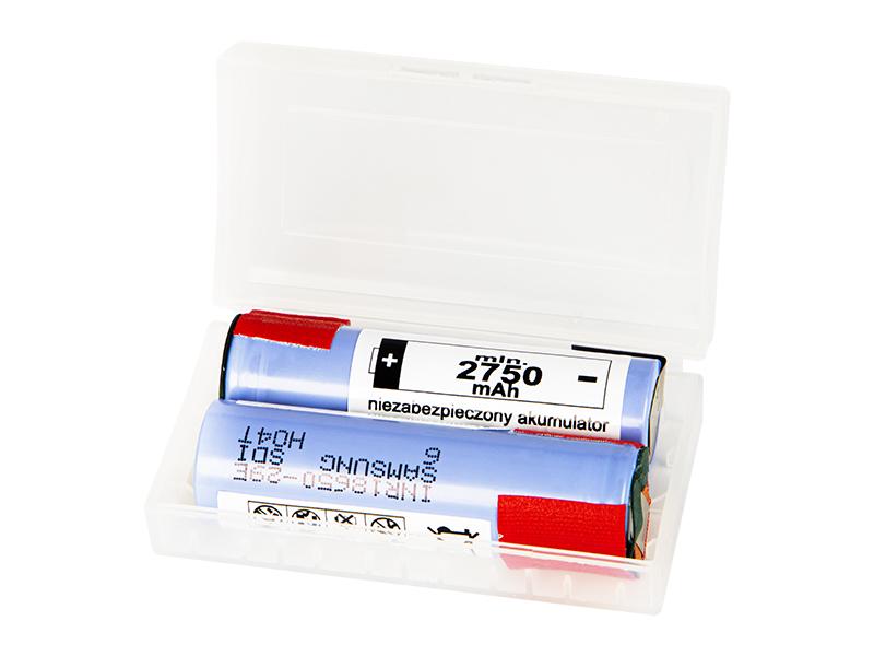 Blow Baterija 18650 li-ion 2750 plokštės 2sz