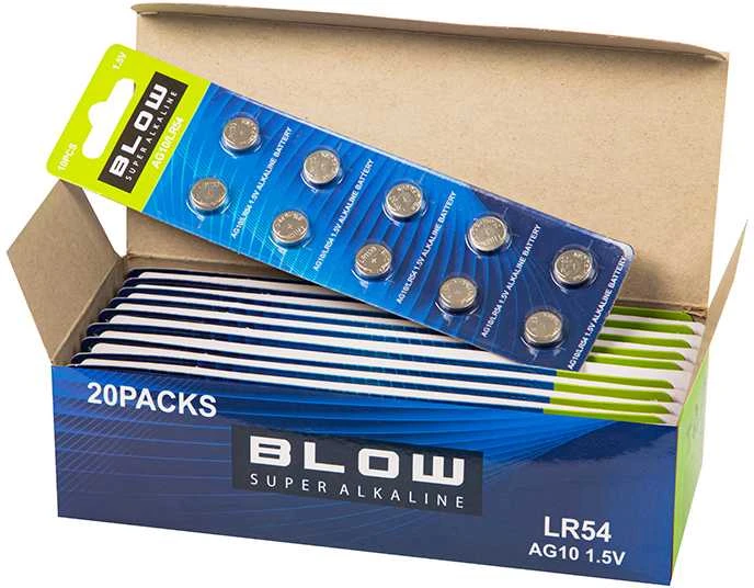Bateria AG10 blister LR54 BLOW 200szt