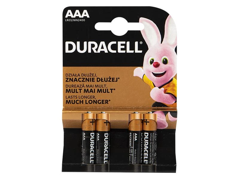 DURACELL LR03 (AAA) 4 pak. Elementai