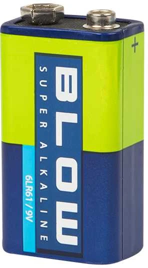 Bateria BLOW SUPER ALKALINE 9V 6LR61 blister 10vnt