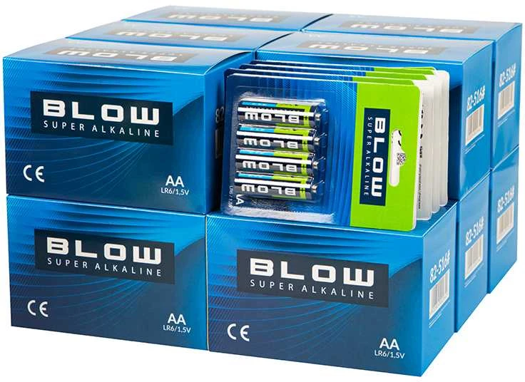 Bateria BLOW SUPER ALKALINE AA LR6 blister karton 480szt