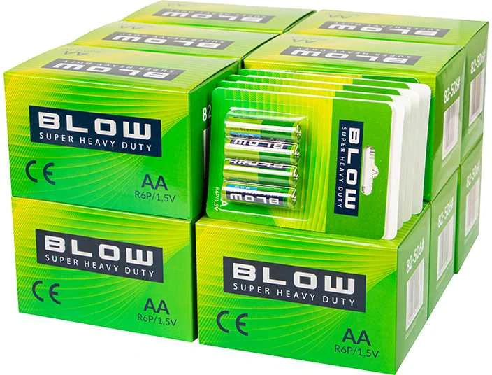 Blow AA R06P baterijų pakuočių rinkinys
