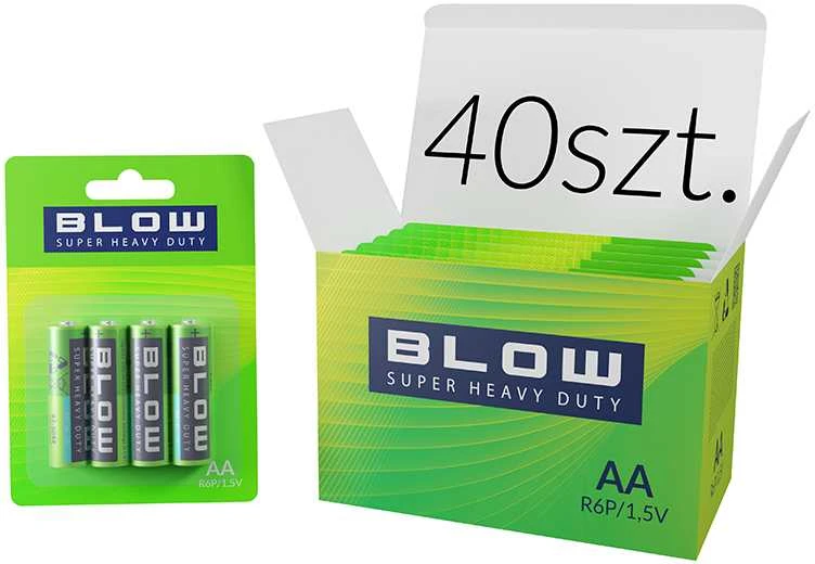 Bateria BLOW SUPER HEAVY DUTY AA R06P BLISTER 40szt