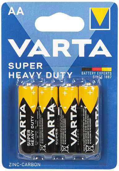 Bateria cynkowo-węglowa AA Varta BLISTER SUPERLIFE 4vnt..
