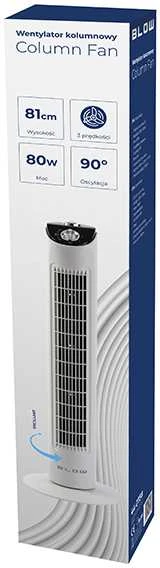 Blow Kolonėlės ventiliatorius 80W Baltas