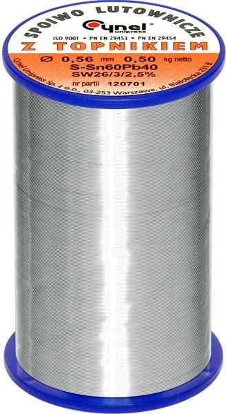 Cynel Lydmetalis 0.56mm 500g Sn60Pb40