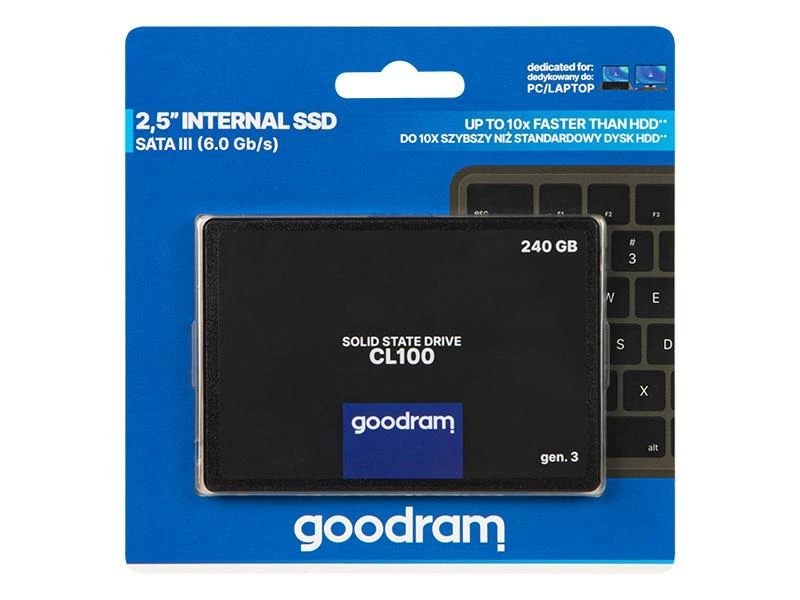 GOODRAM SSD 240GB CL100 G.3 2,5 SATA III