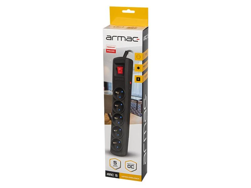 ARMAC A5/CZ/30 Armac Surge Protection ARC5 (5 lizdai) 10A 3M juodas