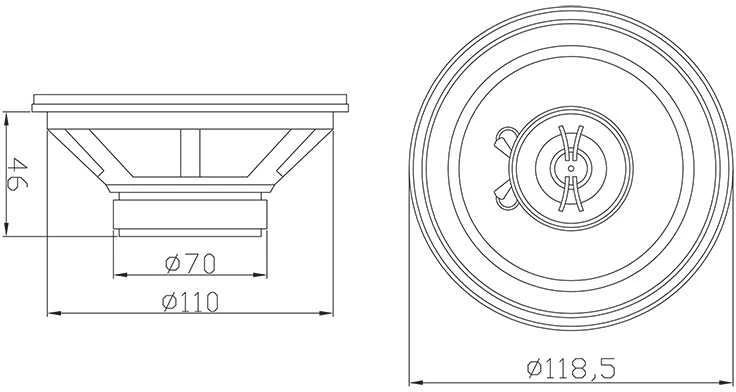 Blow Pūskite Garsiakalbis 100W WH-1316 5"