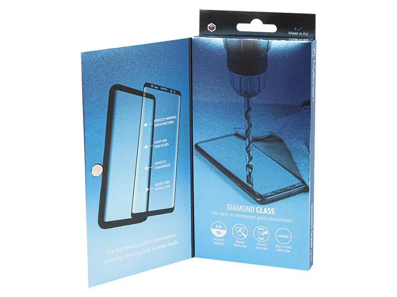 LCD apsauginis stiklas MyScreen Diamond Edge 3D Huawei P30 Pro juodas