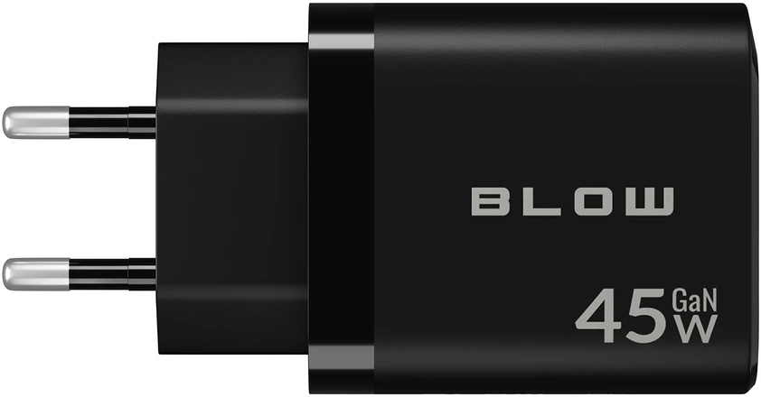 Blow Sieninis įkroviklis USB lizdas + USB-C PD 45W + laidas